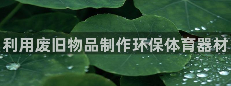 极悦平台官方网站首页登录:利用废旧物品制作环保体育器材